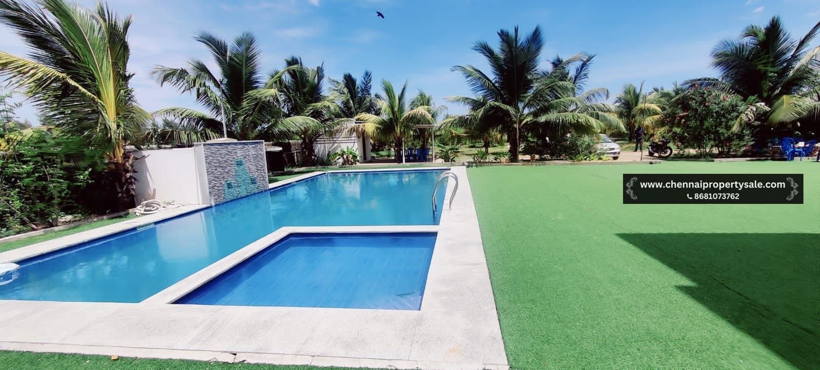 1 Acre Mini Resort Sale near ECR Kuvathur Beach Side