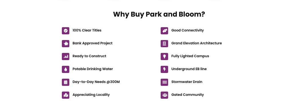 Gated Community Plots Sale at Padur Park and Bloom