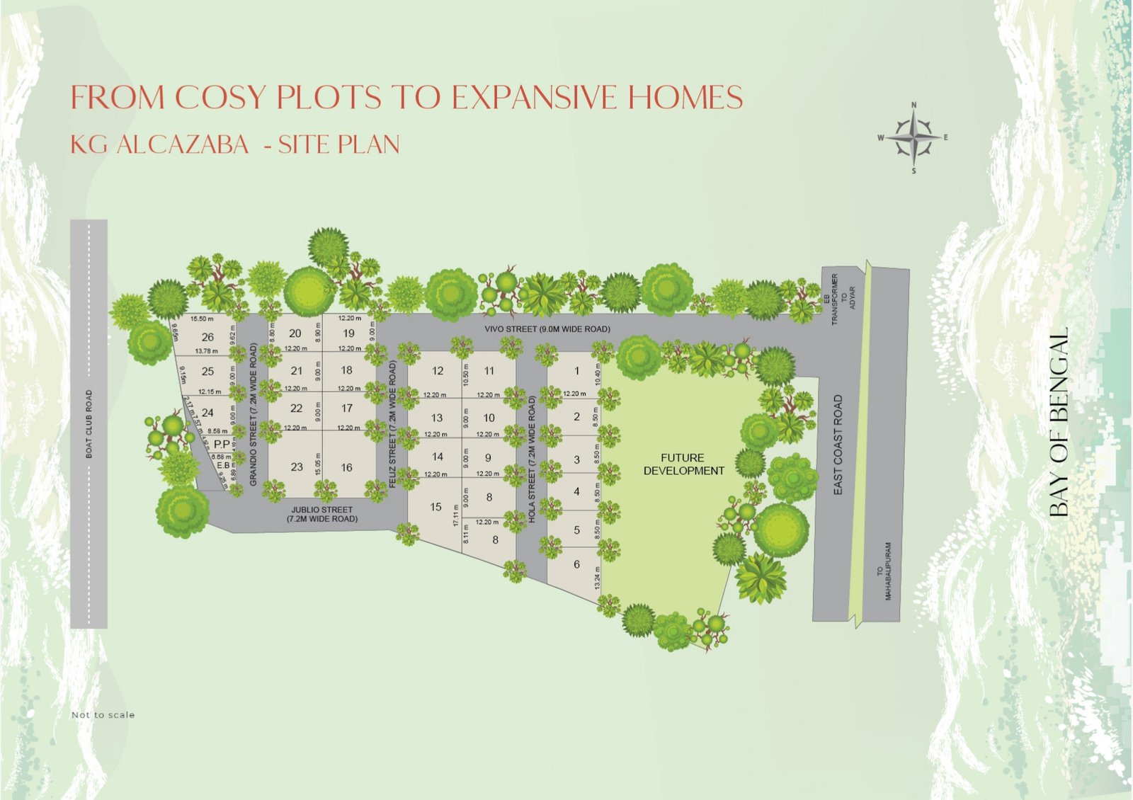Villa Plots Sale at ECR Muttukadu