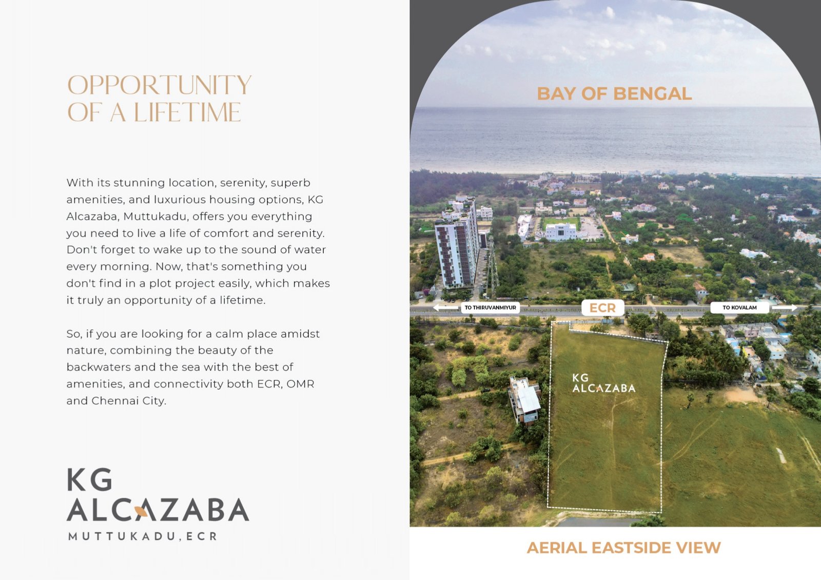 Villa Plots Sale at ECR Muttukadu