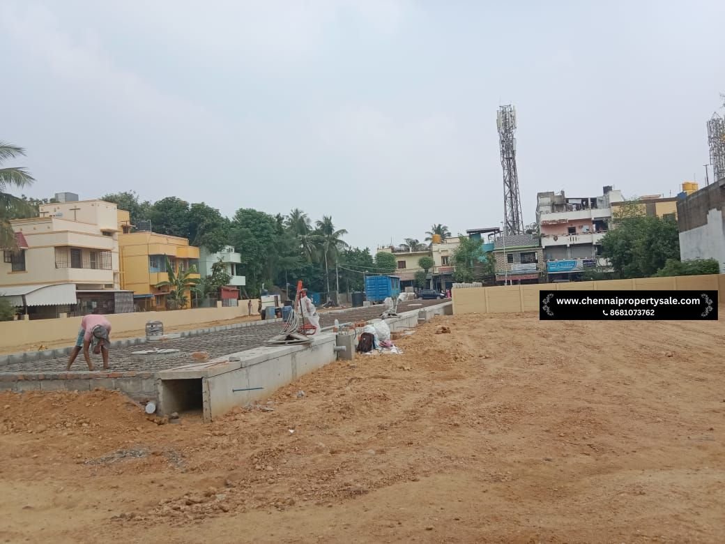 1231 Sqft Gated Community Plots Sale at Manapakkam