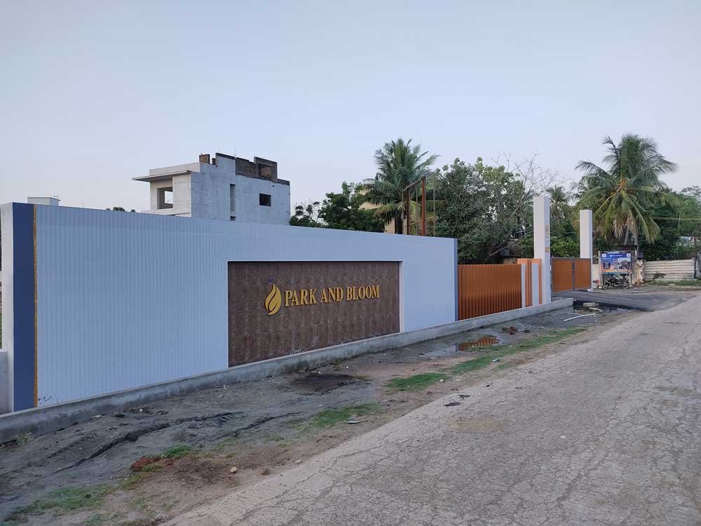 Gated Community Plots Sale at Padur Park and Bloom