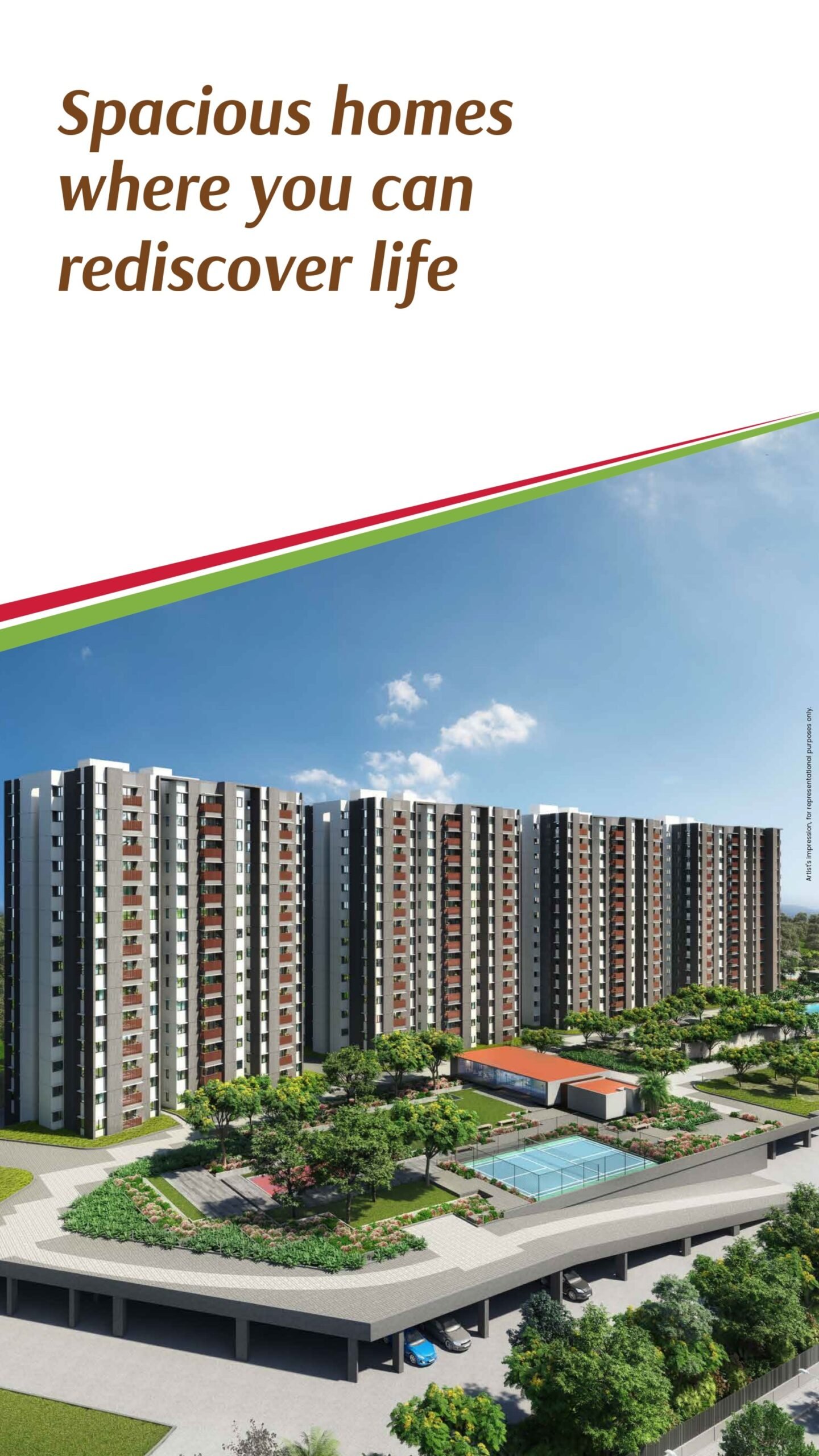 Mesmerising flats sale at Mahindra World city