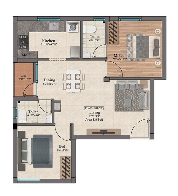 Luxury Apartment Sale near Ambattur