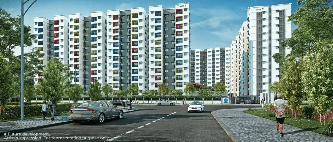 Gated community flats sale in Mahindra world city