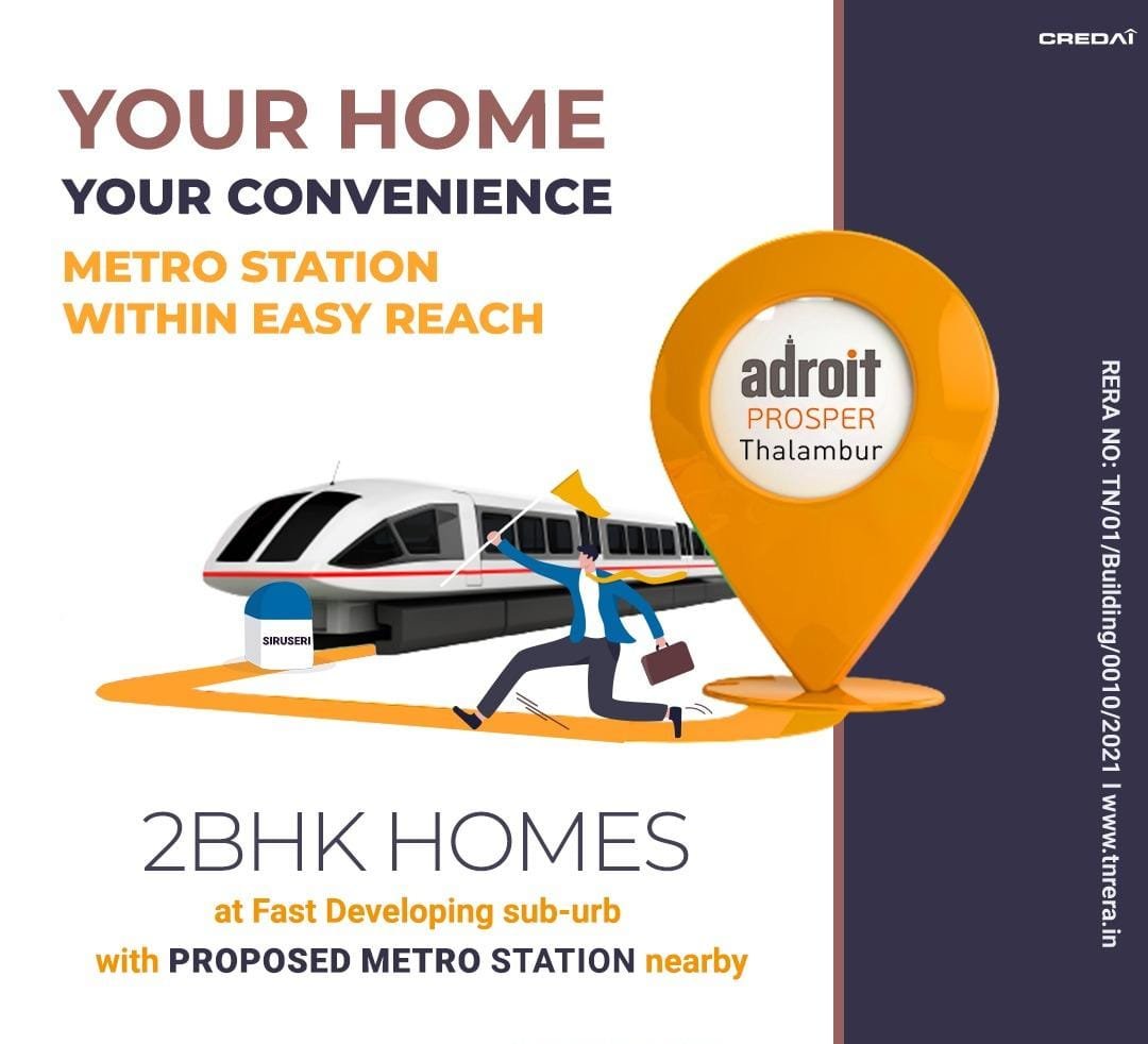 Premium Flats Sale in Thalambur OMR