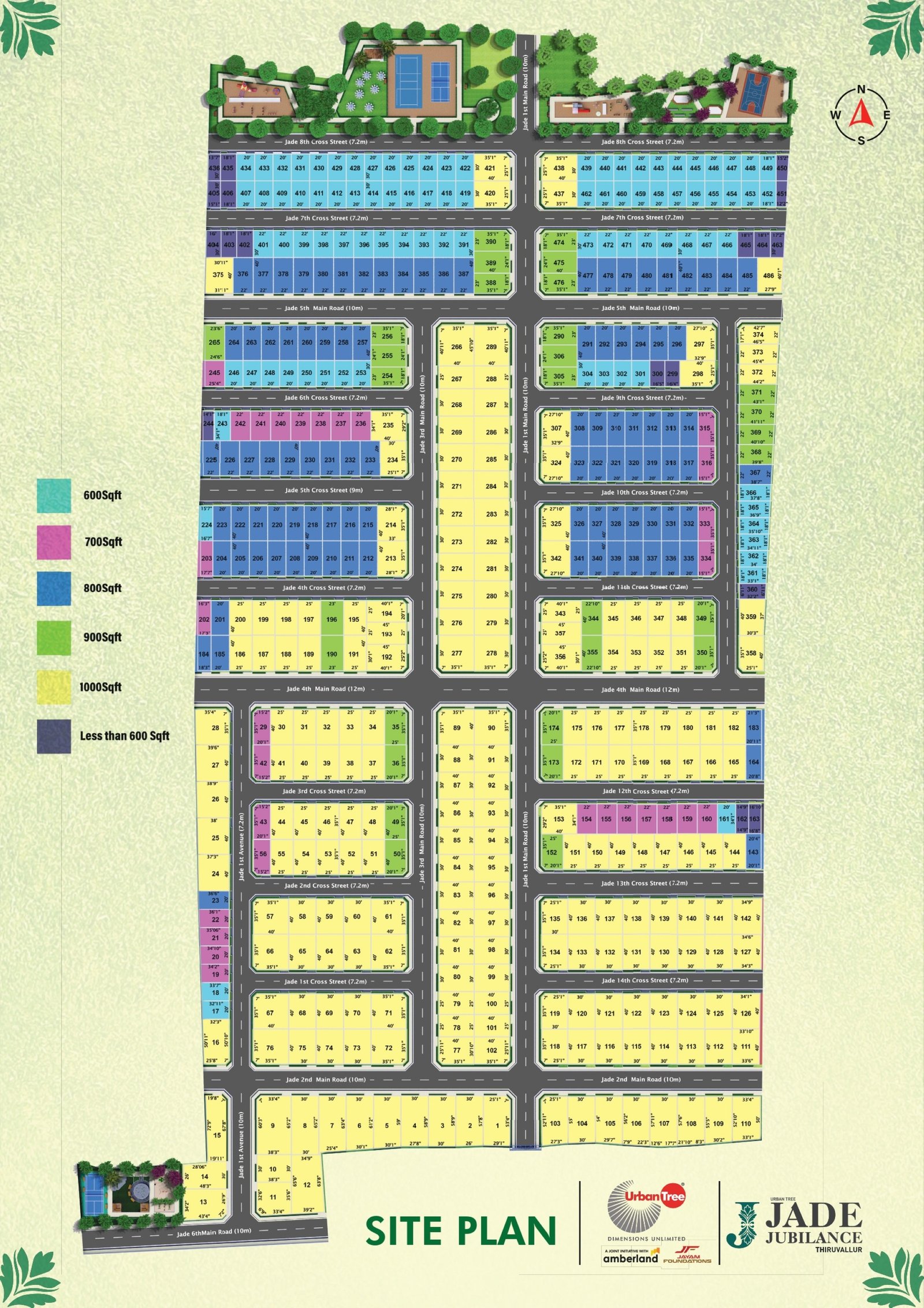 Gated Community premium plots sale in Tiruvallur
