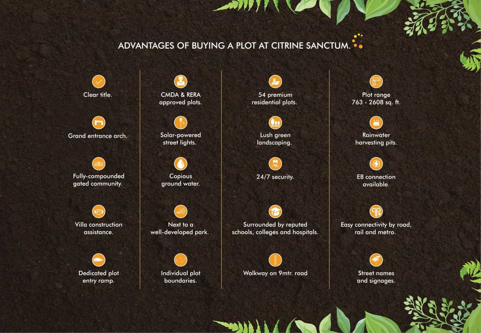 Gated Community premium plots sale in Perumbakkam OMR