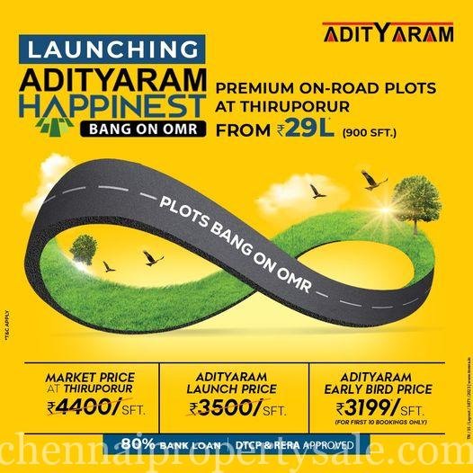 Adityaram Happinest-Villa Plot for sale in Thiruporur