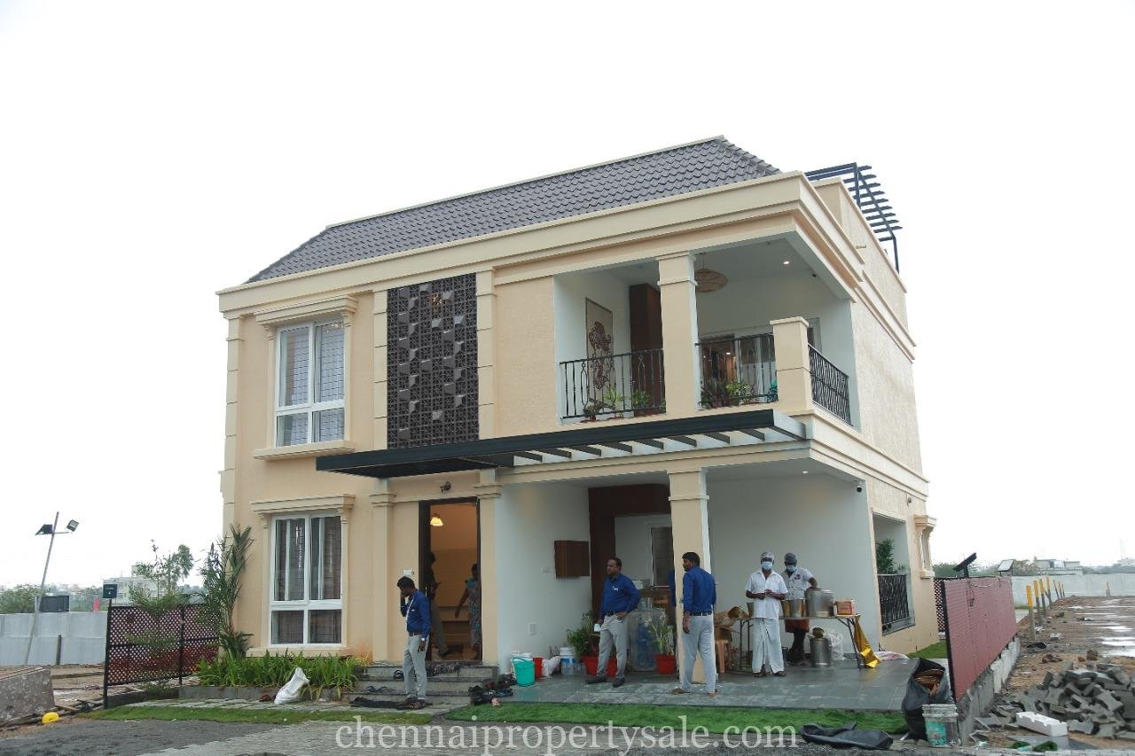Luxury 3&4 BHK Bungalow for sale in Navalur OMR 19 DAC Silicon Valley navalur