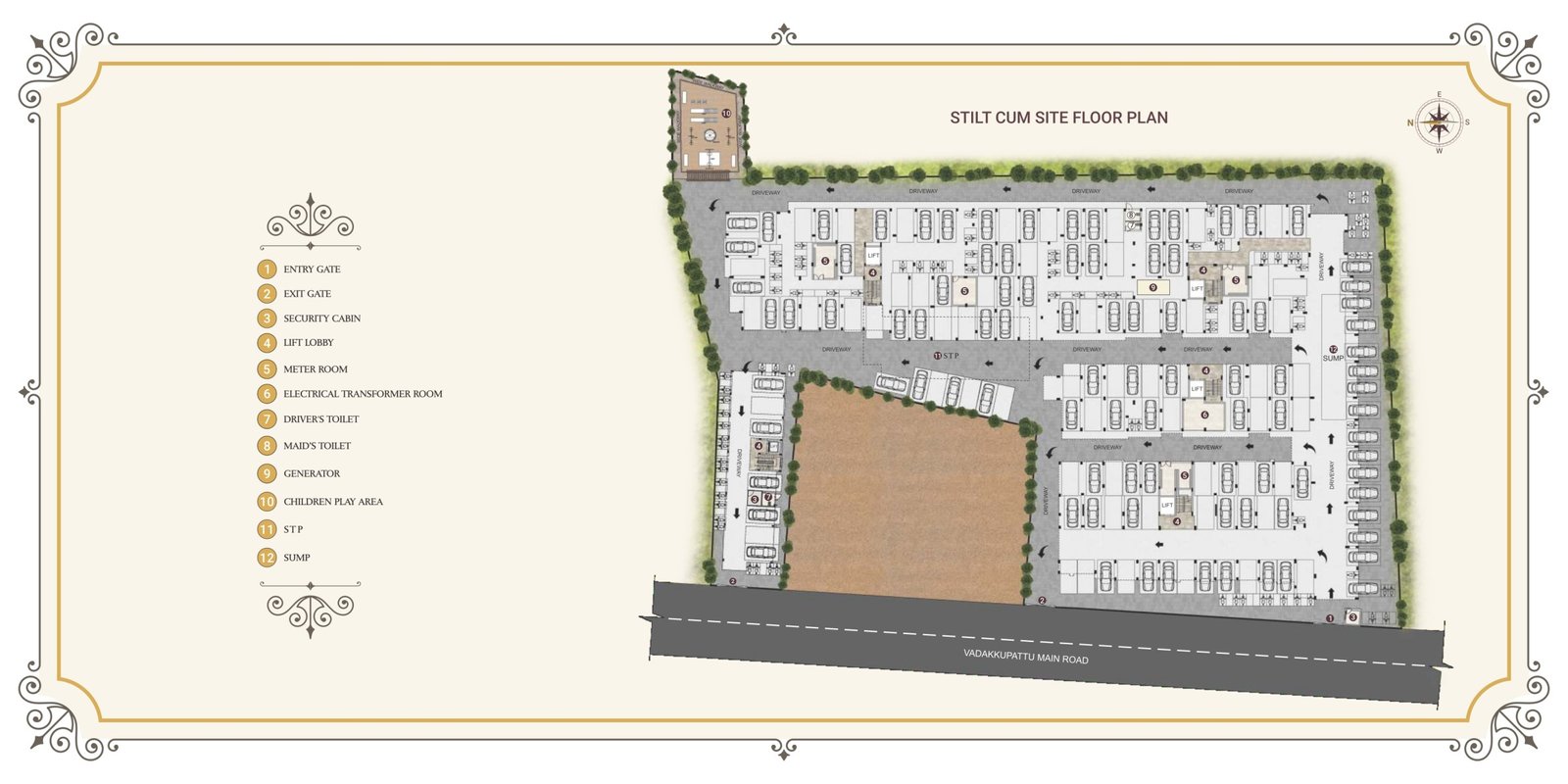 Luxury 2&3 BHK Apartments Gated community flats sale in DAC Medallion Medavakkam