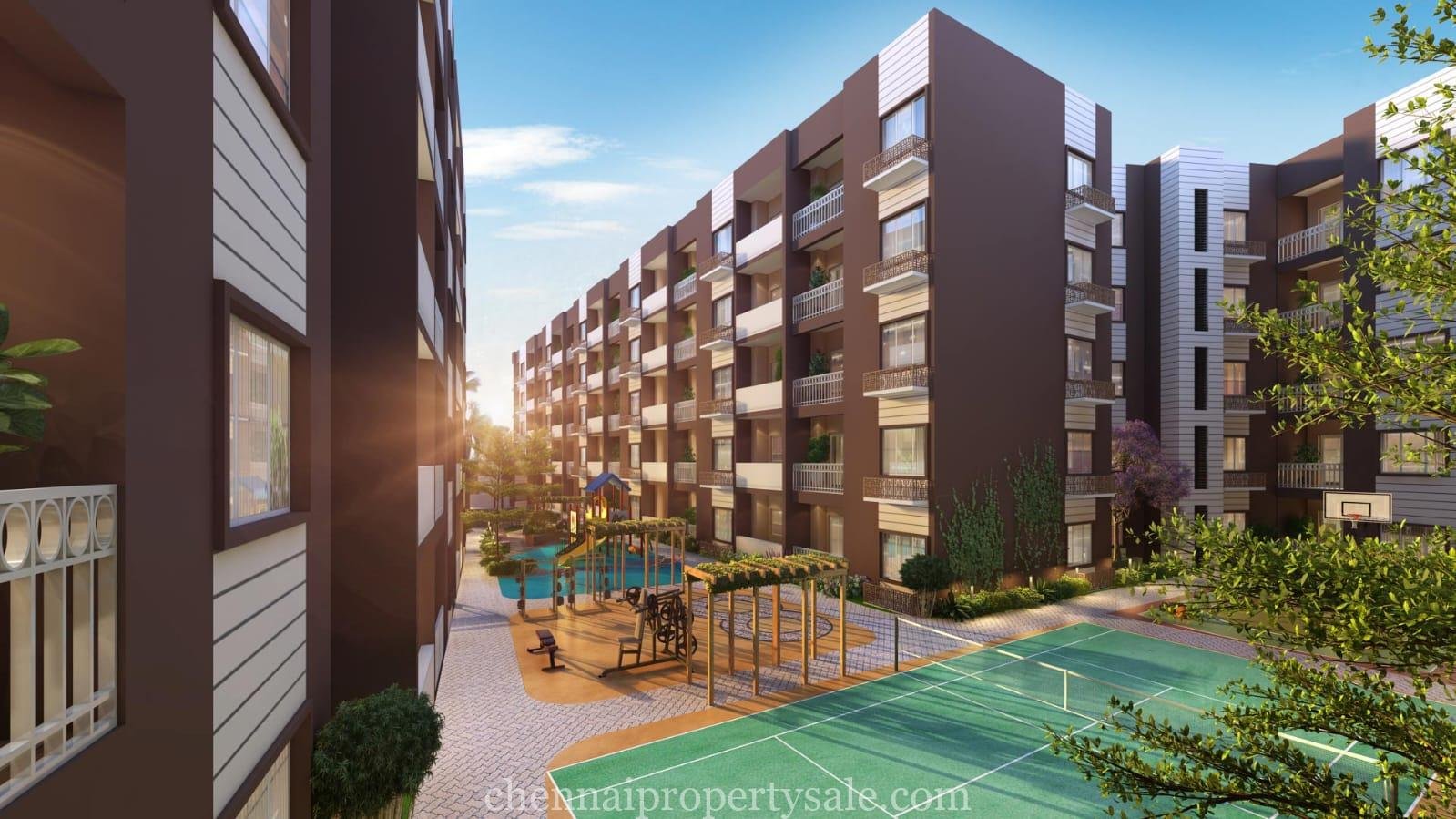 Gated community flats sale in Mogappair