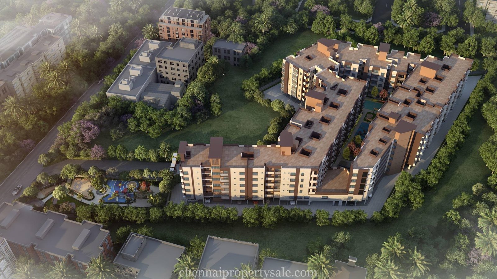 Gated community flats sale in Mogappair