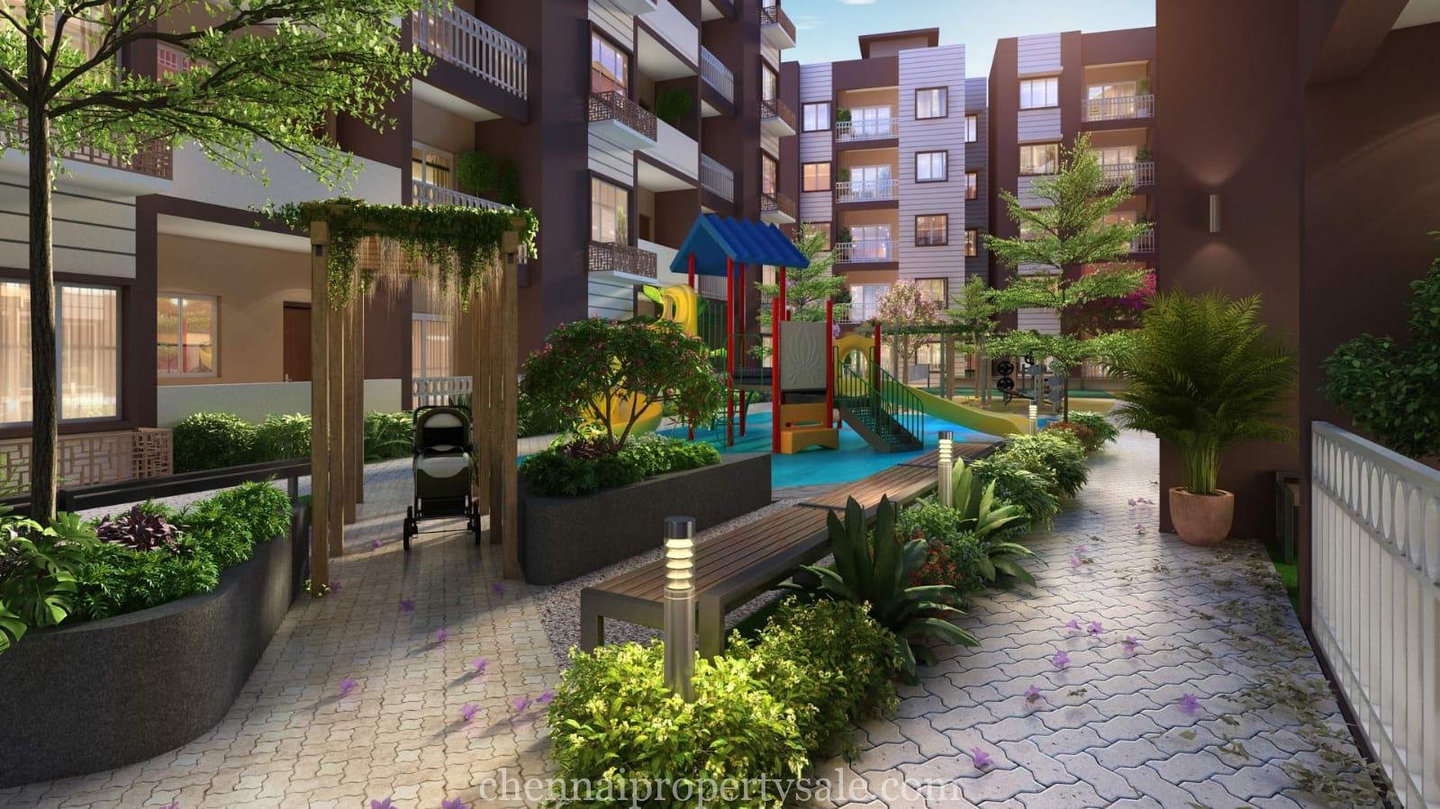 Gated community flats sale in Mogappair