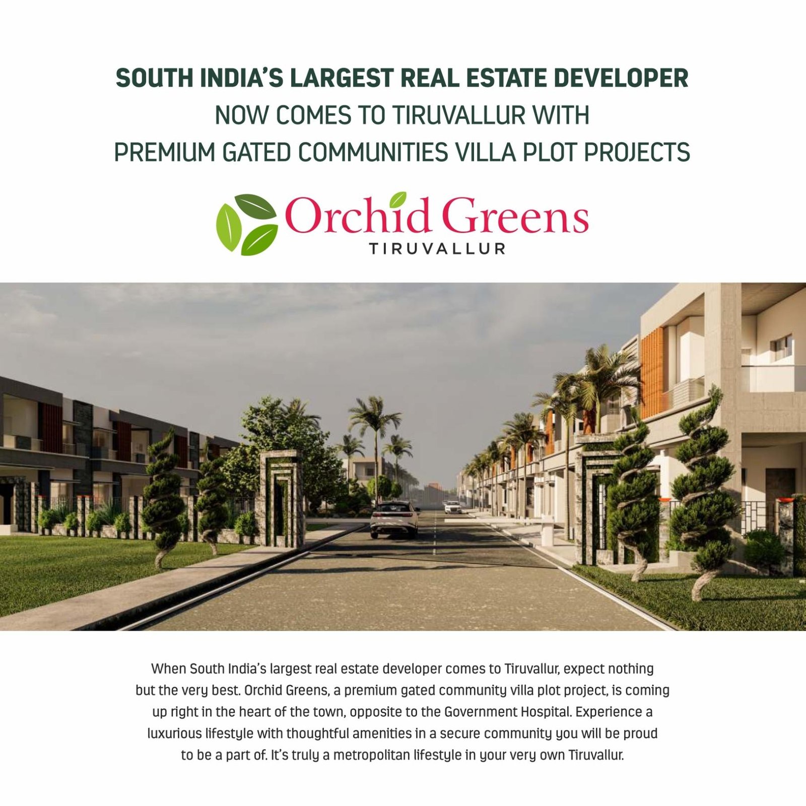 plots sale in ORCHID GREENS Thiruvallur Town 