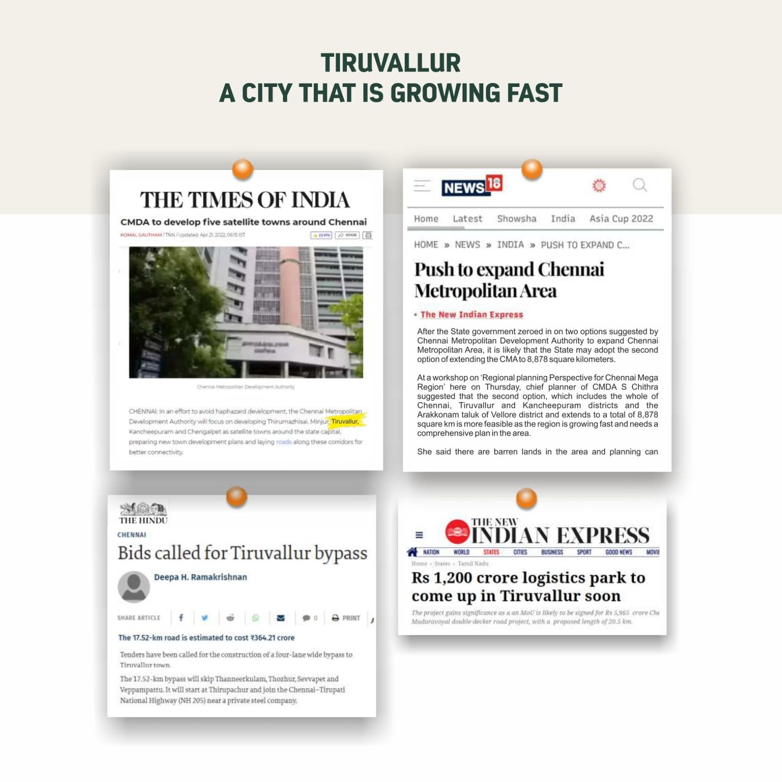 Gated community plots sale in Thiruvallur Town