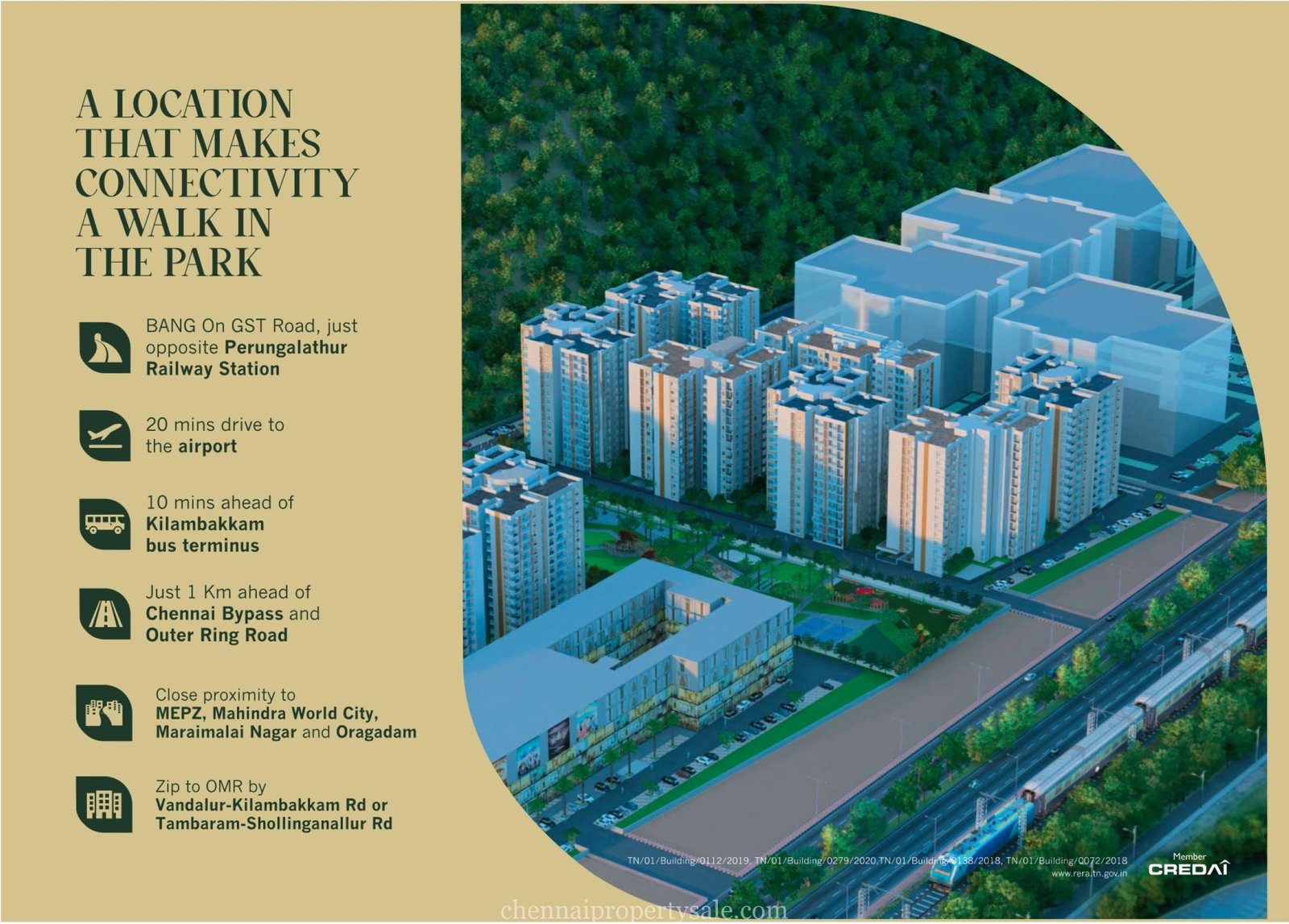 Gated Community Luxury Lifestyle Apartments in Perungalathur Shriram Park 63