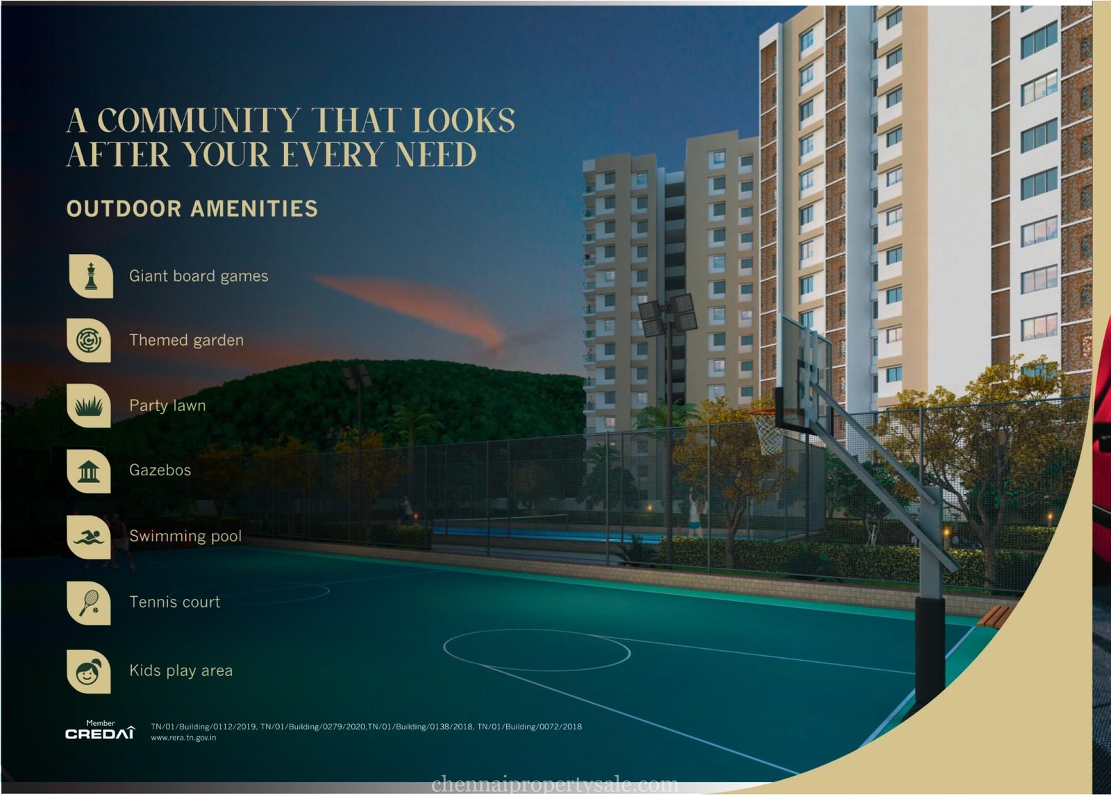 Gated Community Luxury Lifestyle Apartments in Perungalathur Shriram Park 63