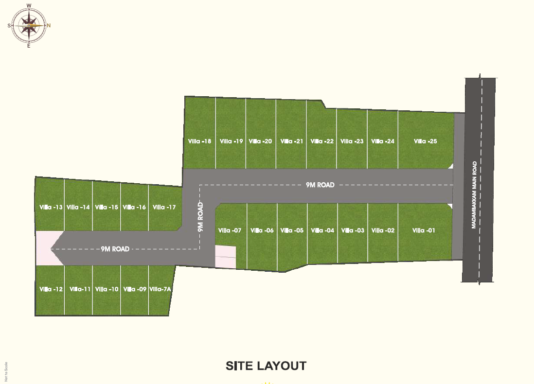 Gated community Luxury Bungalow sale in Madambakkam