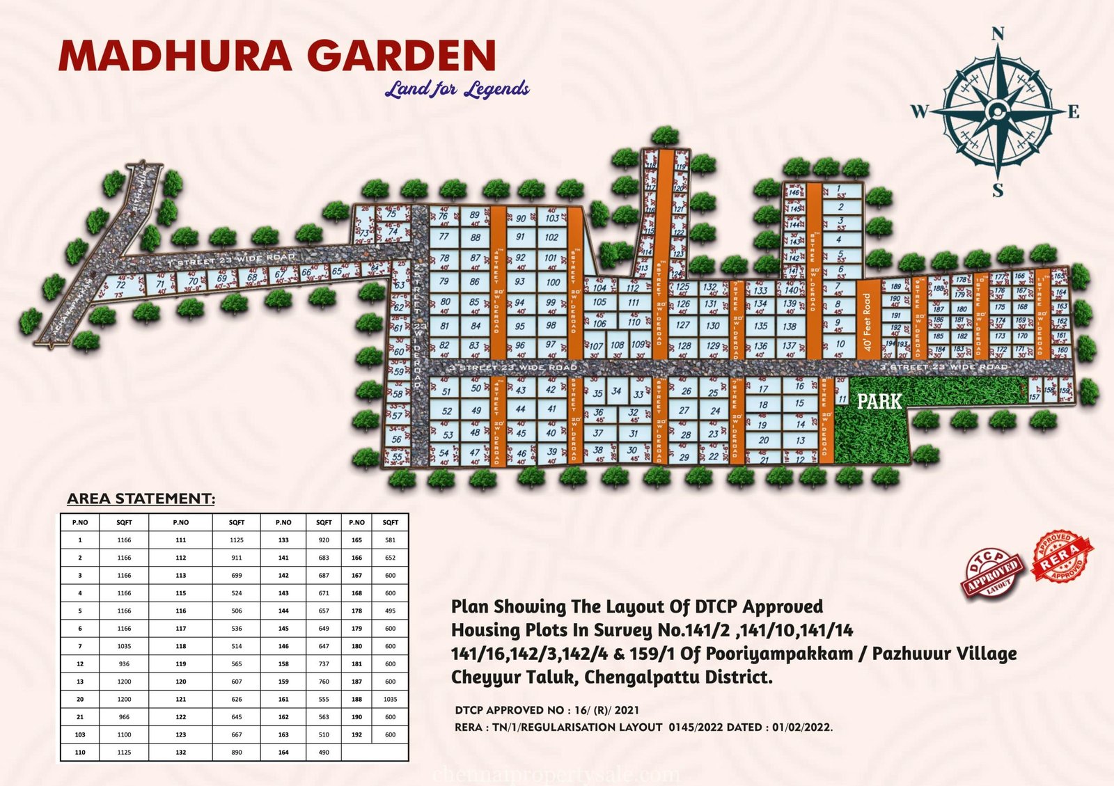 Dtcp approved plot sale Near Chithamur 11 Dtcp approved plot sale Near Chithamur