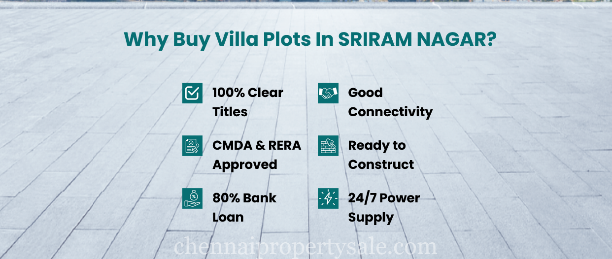 Gated community plots sale in Redhills Sriram nagar