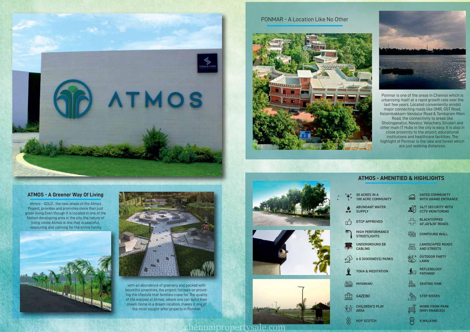  Gated community plots sale in Ponmar 