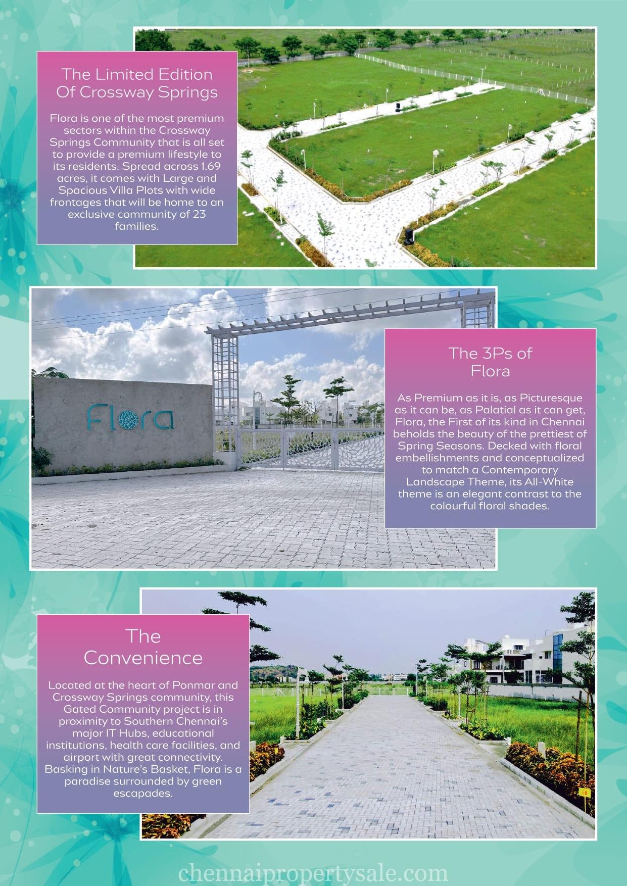 Gated community plots sale in Ponmar