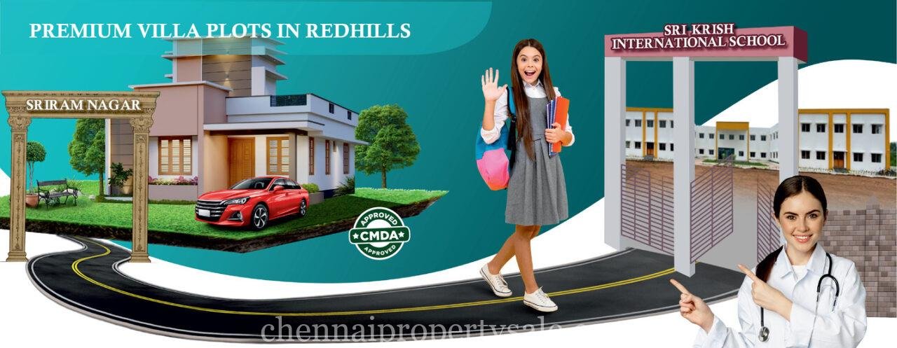 Gated community plots sale in Redhills Sriram nagar
