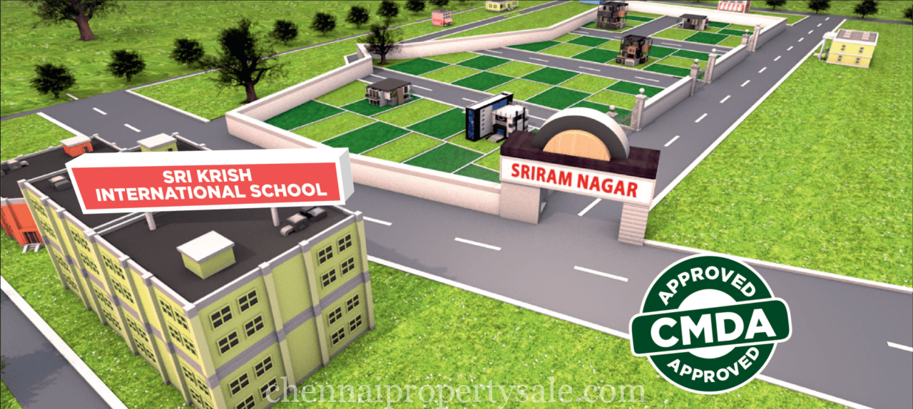 Gated community plots sale in Redhills Sriram nagar