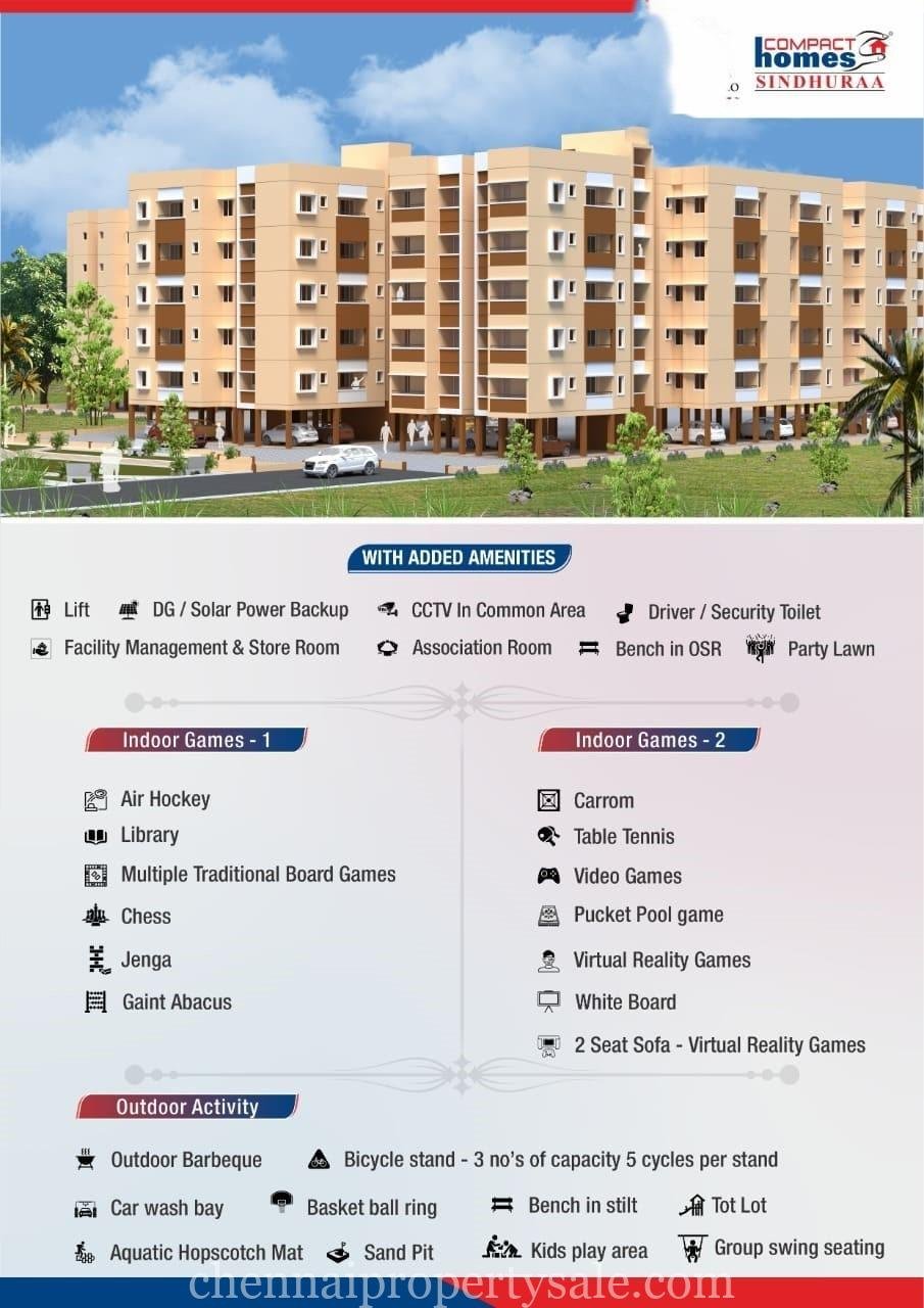 Gated community flats sale in siruseri