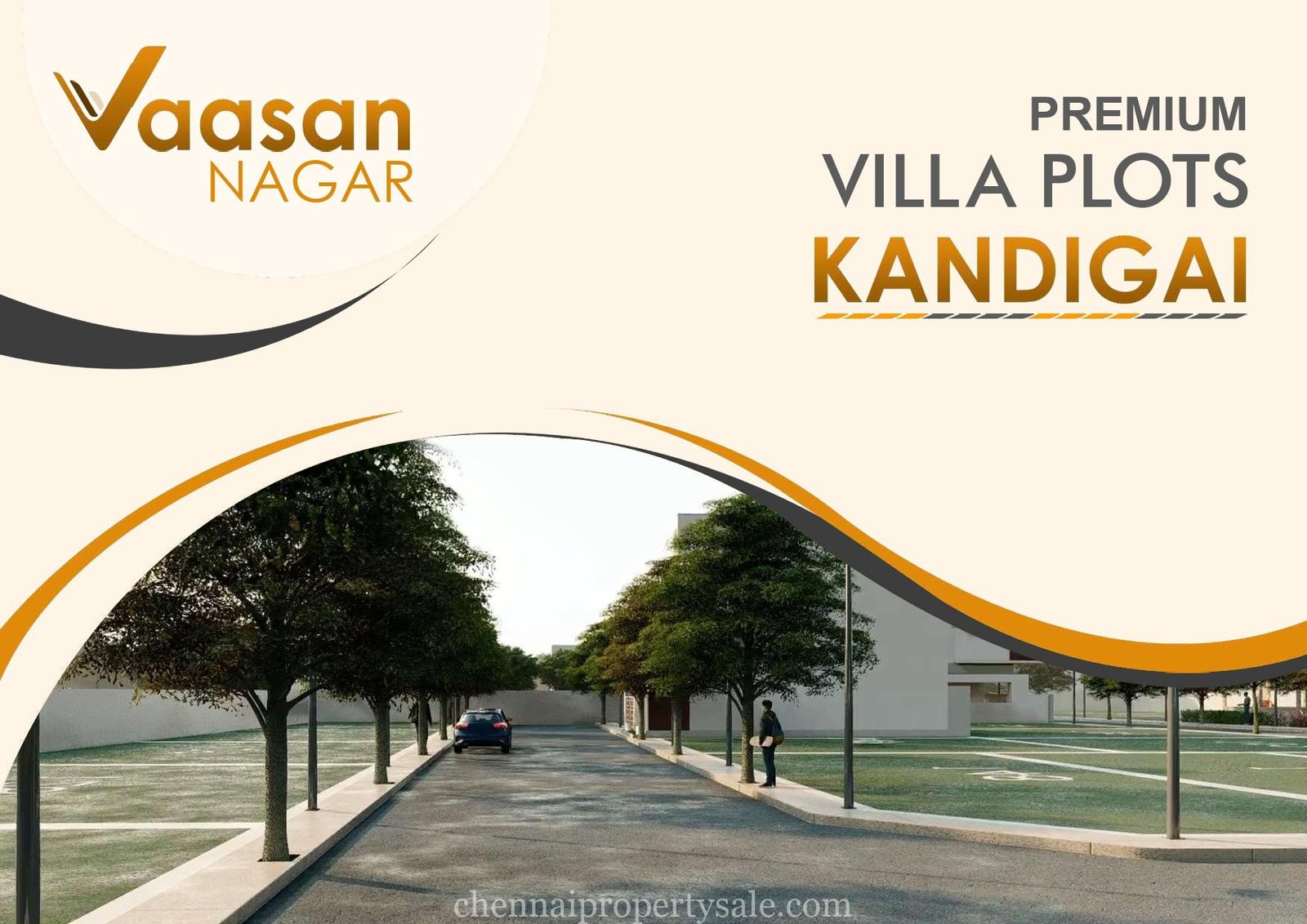 Premium Villa Plots sale in Kandigai