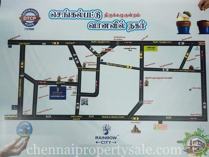 DTCP Approved Plots Sale in Tirukazhukundram