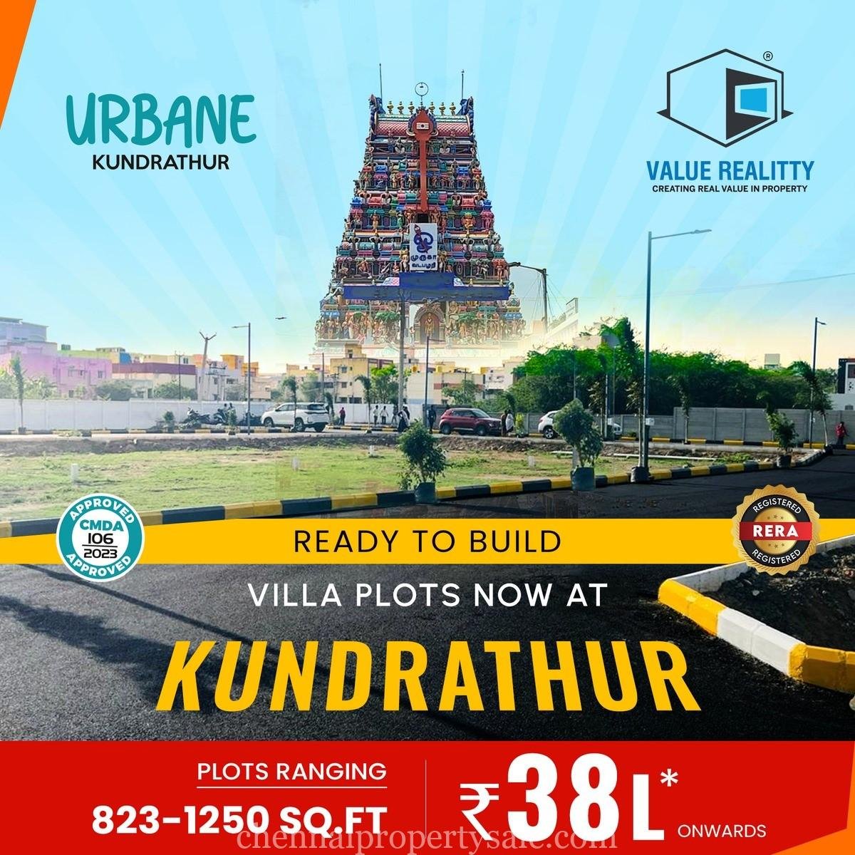 Gated Community Villa Plots Sale in Kundrathur