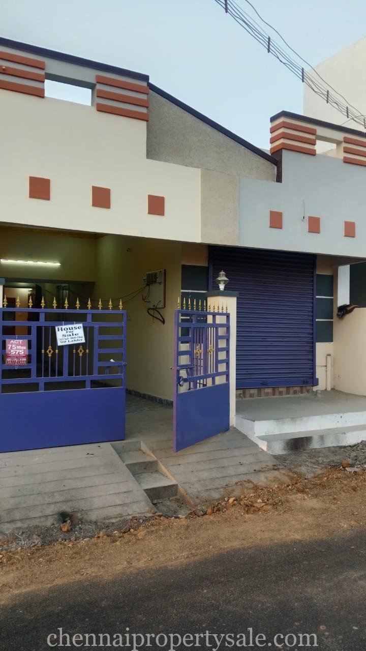 Individual 2bhk House with one Shop for sale Samayapuram