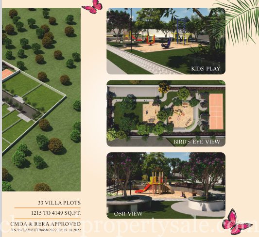 Premium Villa Plots Sale in Injambakkam