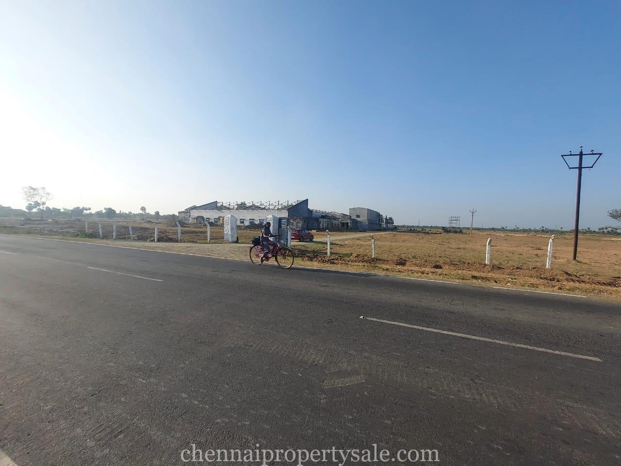 Land for GST - uthiramerur on road PERUMGOZHI