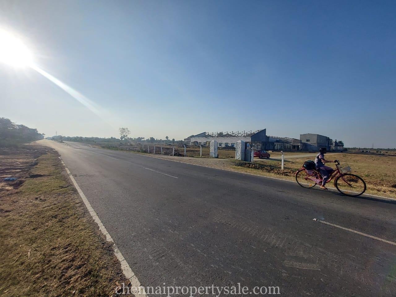 Land for GST - uthiramerur on road PERUMGOZHI