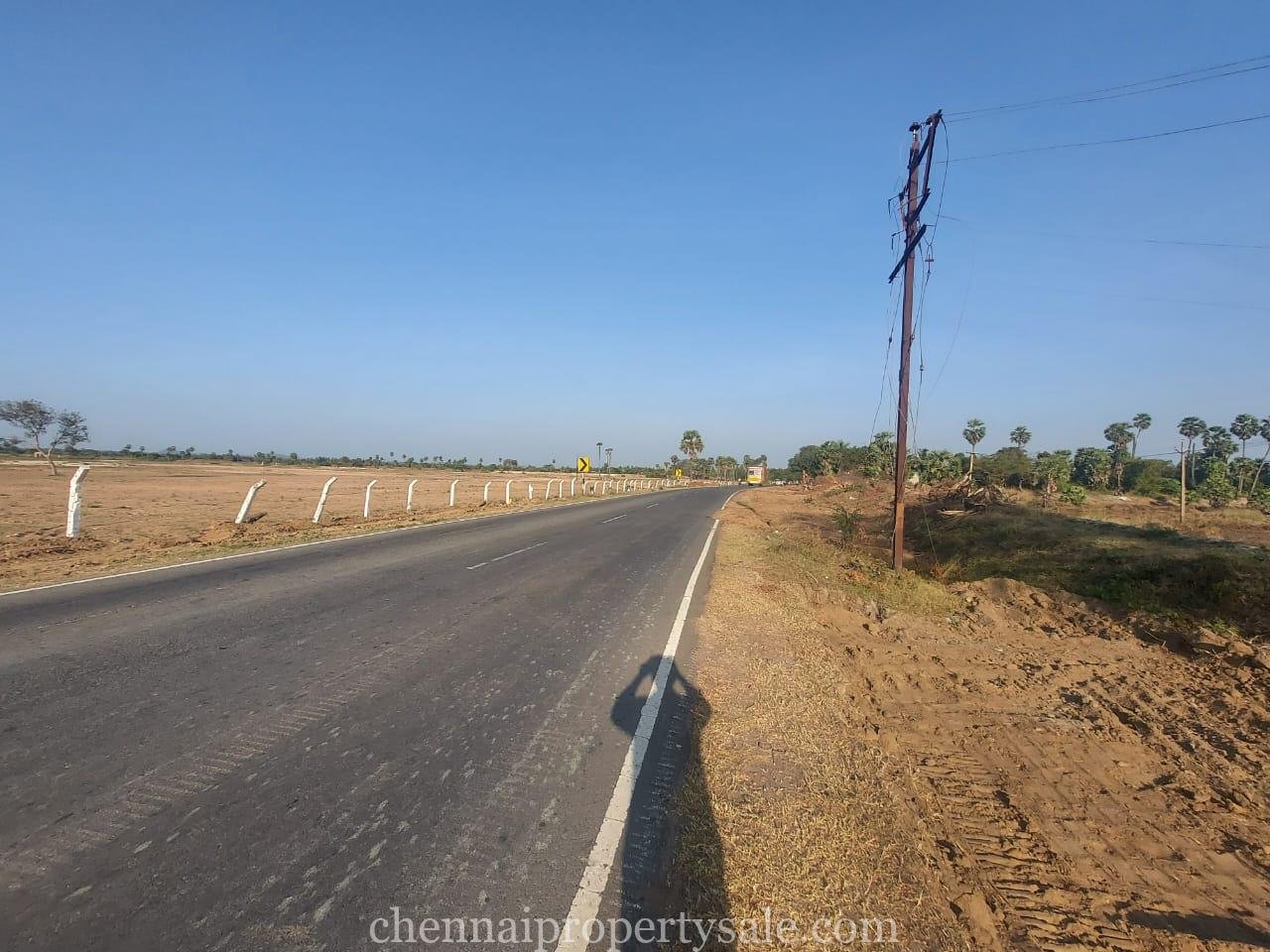 Land for GST - uthiramerur on road PERUMGOZHI