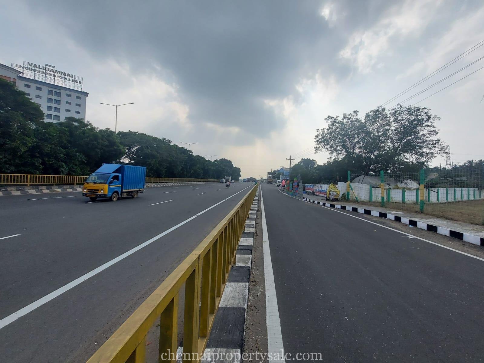 Commercial land Sale in Potheri on GST road