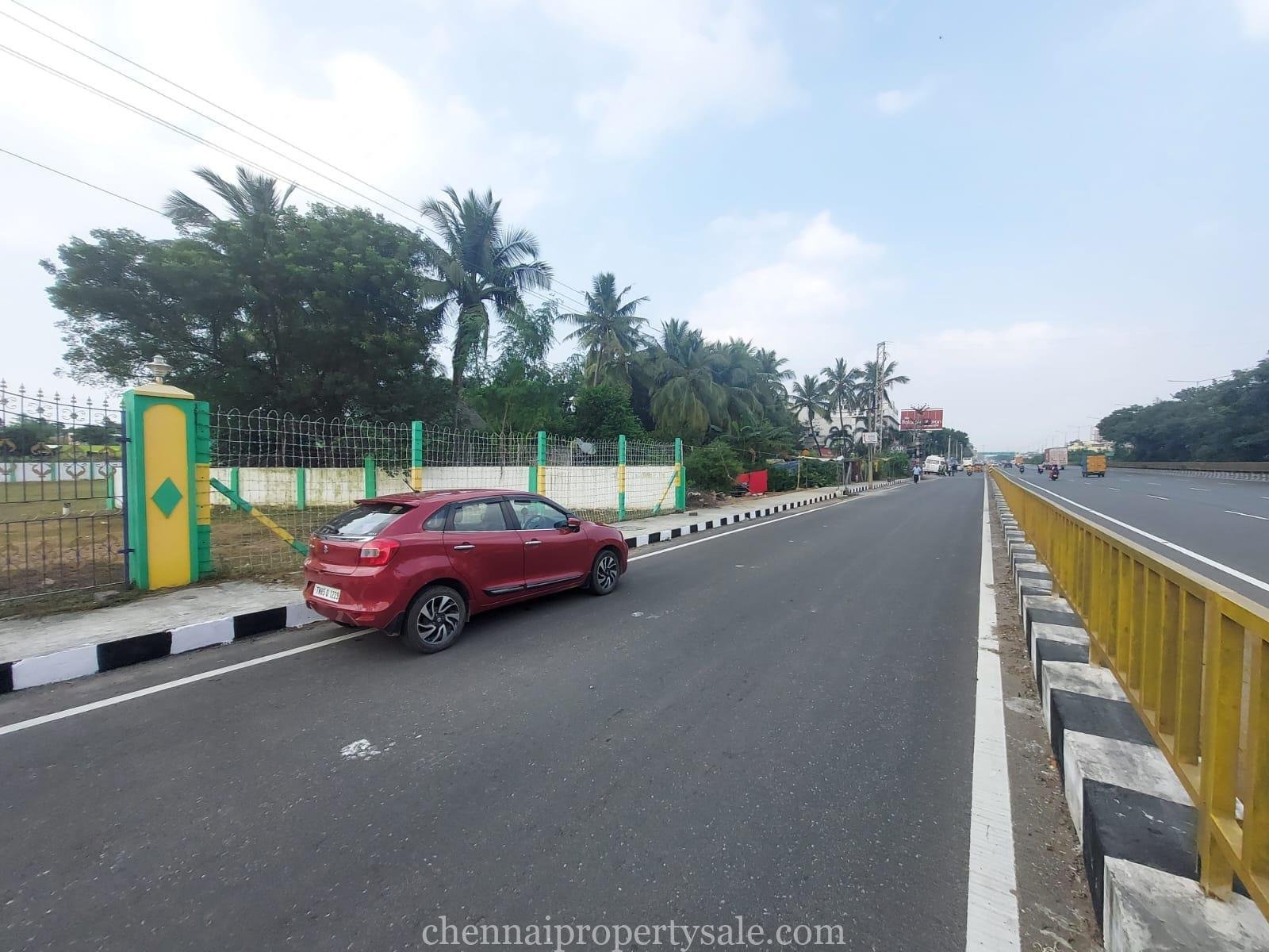 Commercial land Sale in Potheri on GST road