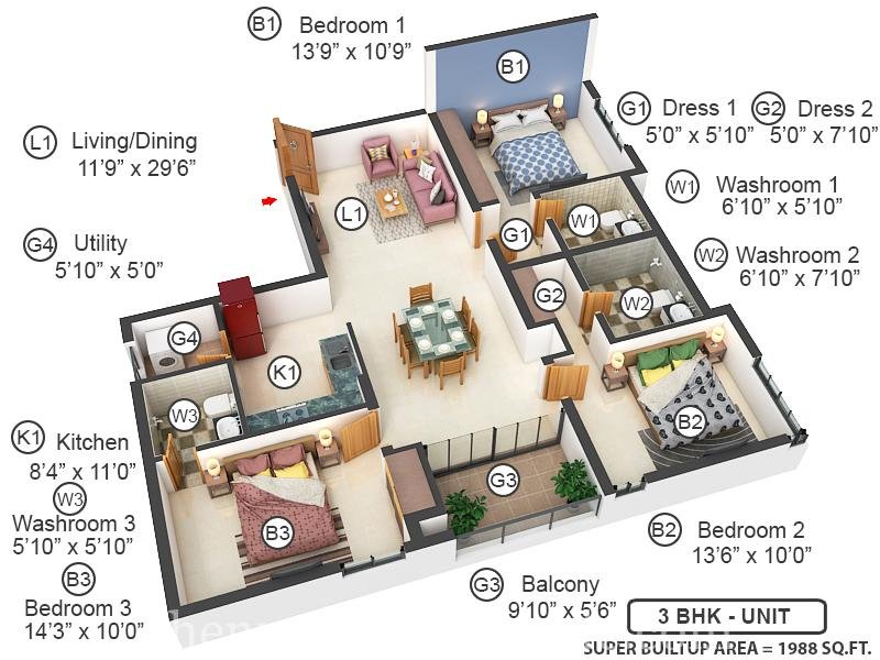 Luxuray Apartments sale in Nungambakkam