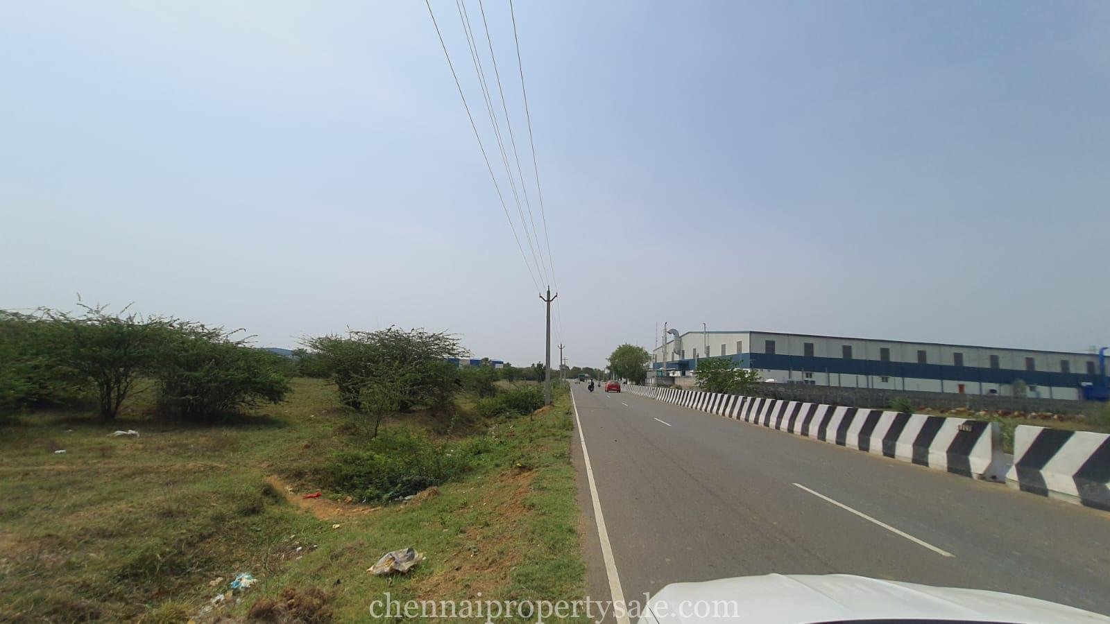 120 Acre Industrial Land Sale in Valarpuram - Mappedu road