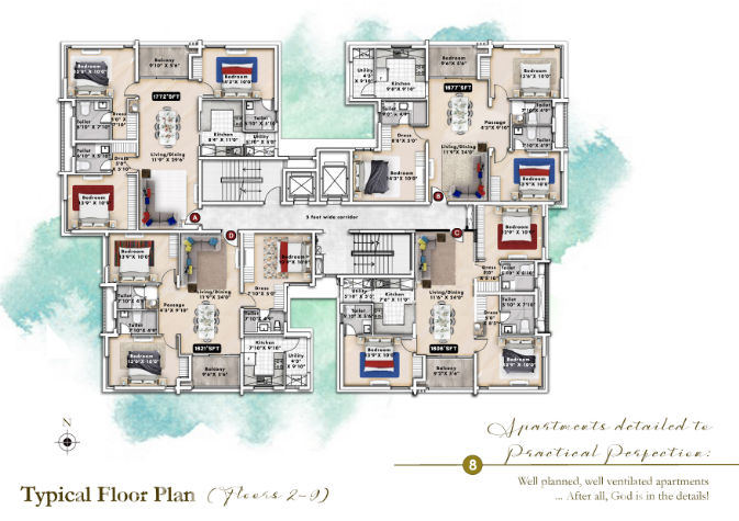 Luxuray Apartments sale in Nungambakkam