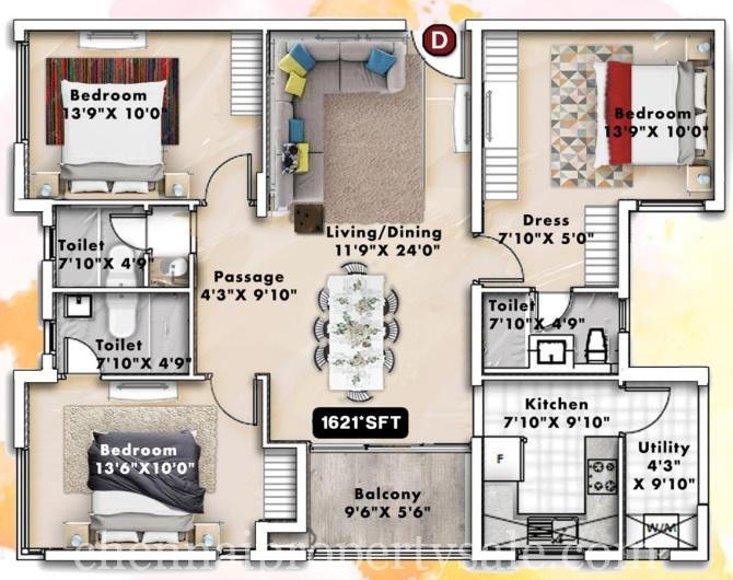 Luxuray Apartments sale in Nungambakkam