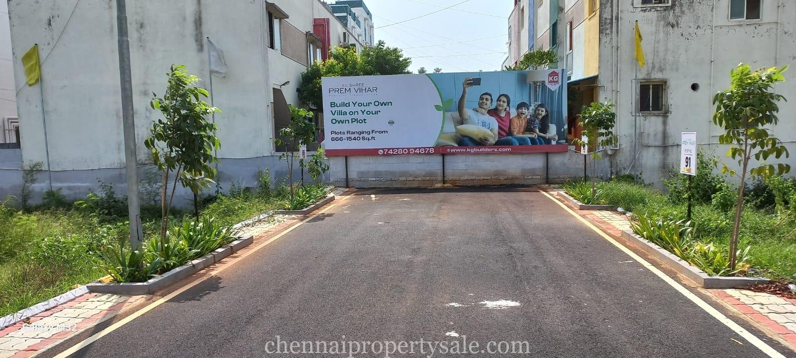 Premium Villa Plots Sale at Tiruvottiyur
