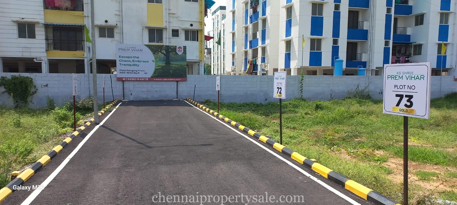 Premium Villa Plots Sale at Tiruvottiyur