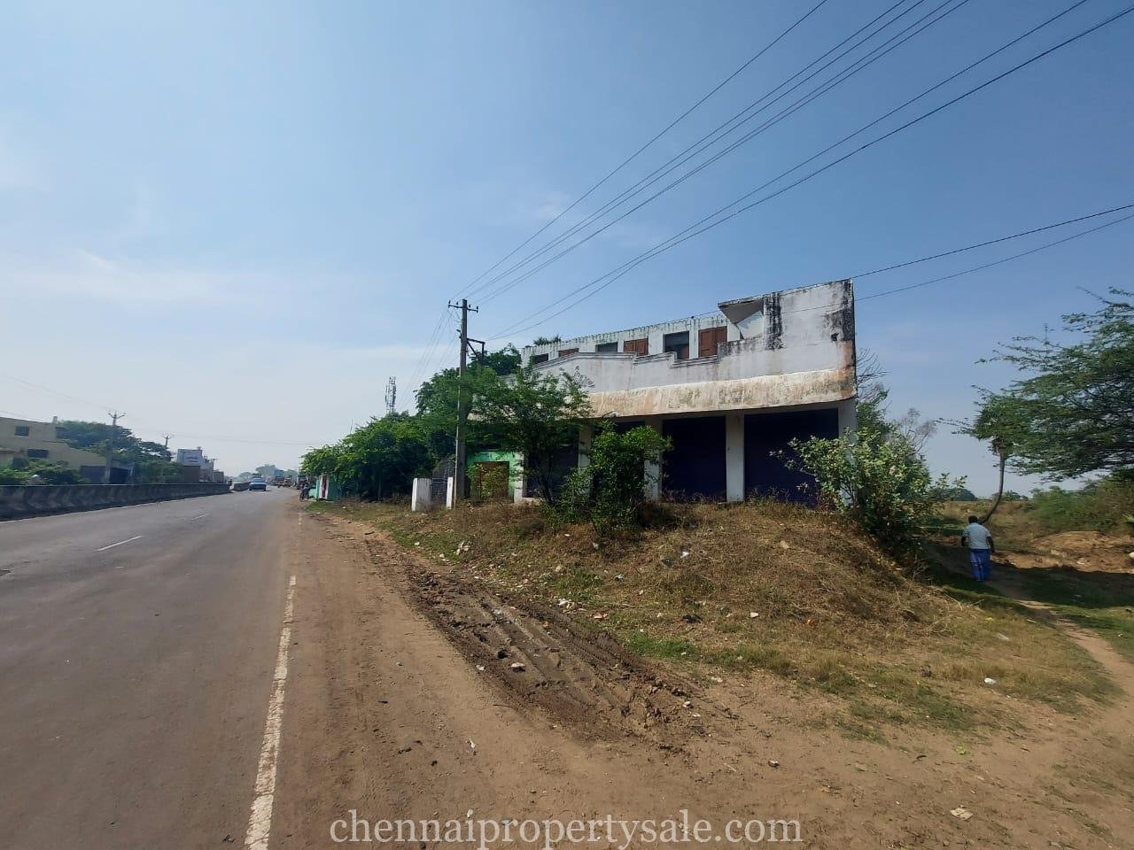 17440 Sq Feet Commercial land with shop & house for sale in Panapakkam