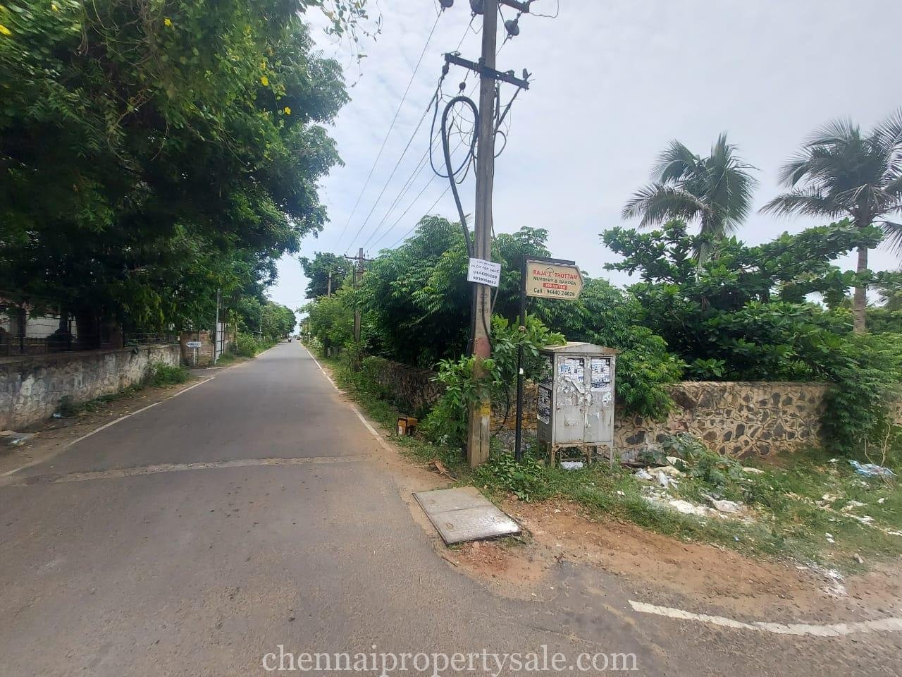 7.5 Ground Vacant Land Sale Ecr in Vettuvankeni