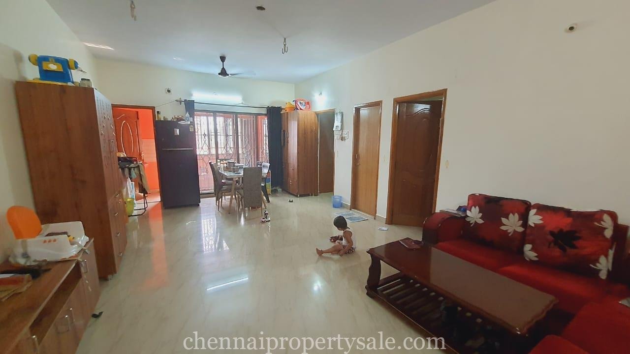 1450 Sq.Ft 3 BHK Flat Sale in Chinmaya Nagar Virugambakkam