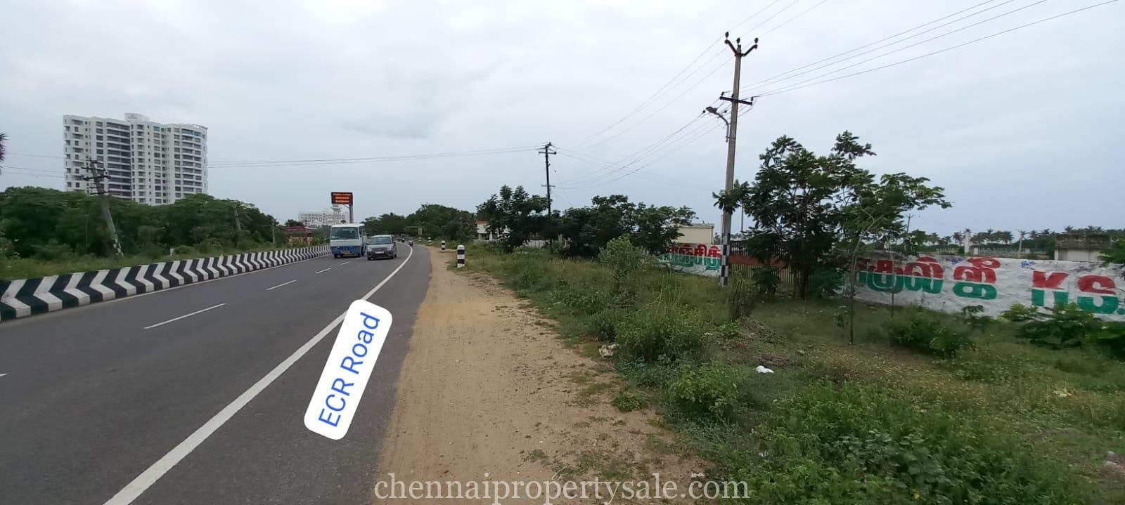 7 Ground On Road commercial Land Sale in Muttukadu ECR